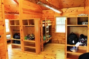 Summer Camp Cabin Interior - South Mountain YMCA