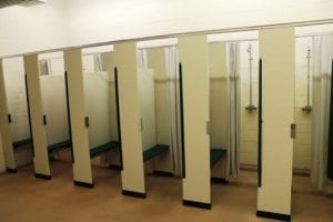 shower stalls, SMYMCA Camp Conrad Weiser